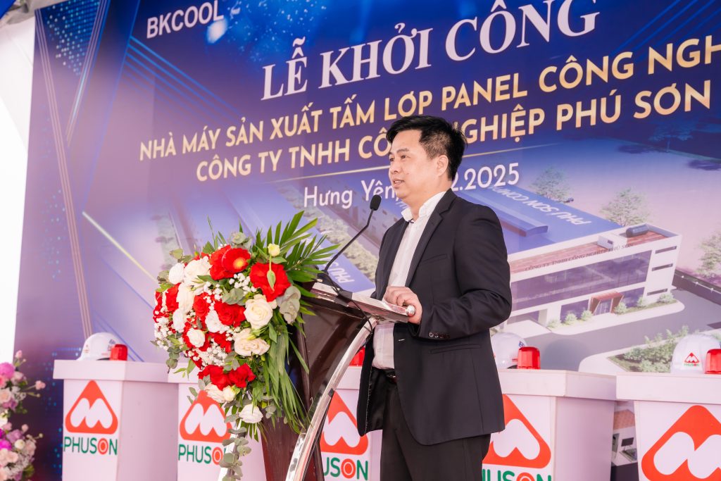 Lễ khởi công xây dựng nhà máy sản xuất Tấm lợp Panel công nghệ cao Phú Sơn